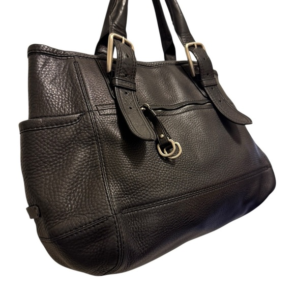 Cole Haan Elegant Black Leather Tote Bag in great conditions comfy and chic - Picture 6 of 16